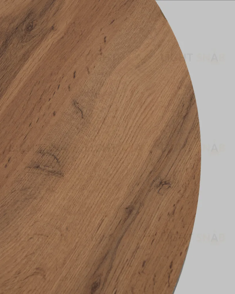 Стол круглый Стивенсон D120 столешница HPL дуб вотан УТ000041625