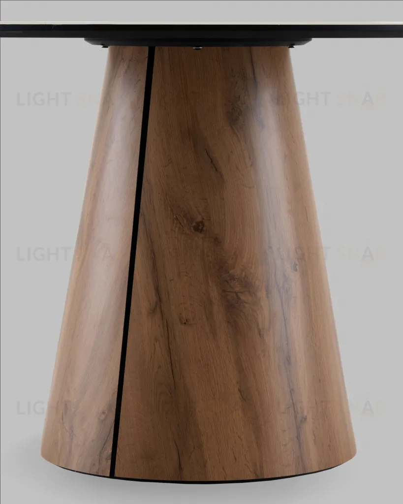 Стол круглый Стивенсон D120 столешница HPL дуб вотан УТ000041625