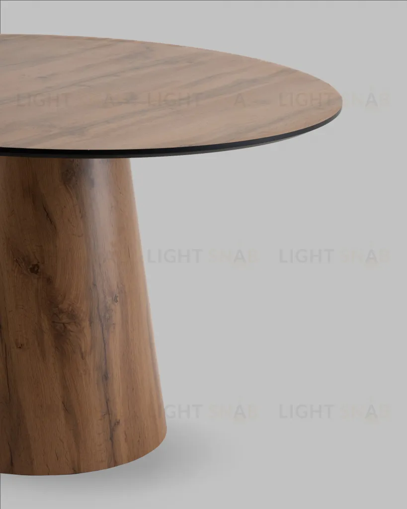 Стол круглый Стивенсон D120 столешница HPL дуб вотан УТ000041625
