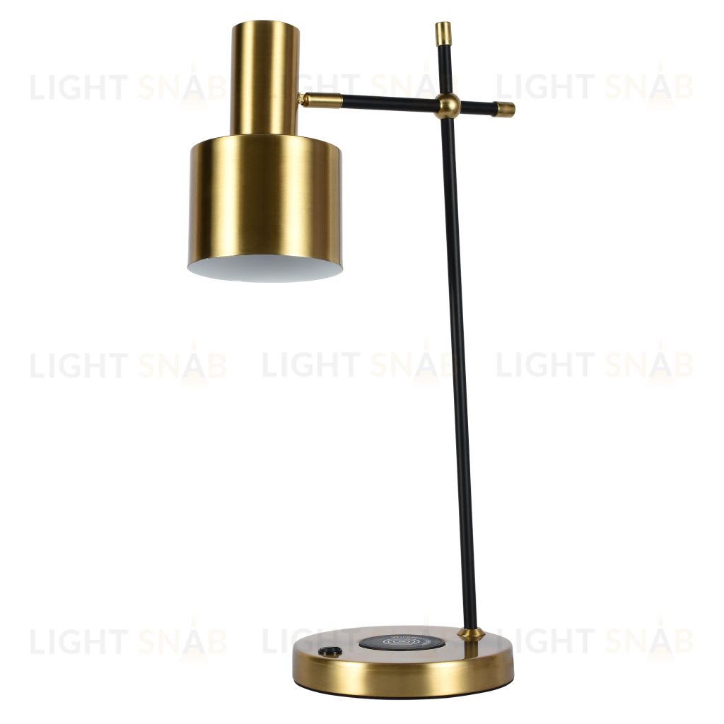 Настольный светильник с зарядкой для телефона Zortes DESKLIGHT ZRS.1066.03, Мощность - 40Вт, Тип лампы: E27, В - 35cm / Г - 55cm / Ш - 18cm ZRS.1066.03