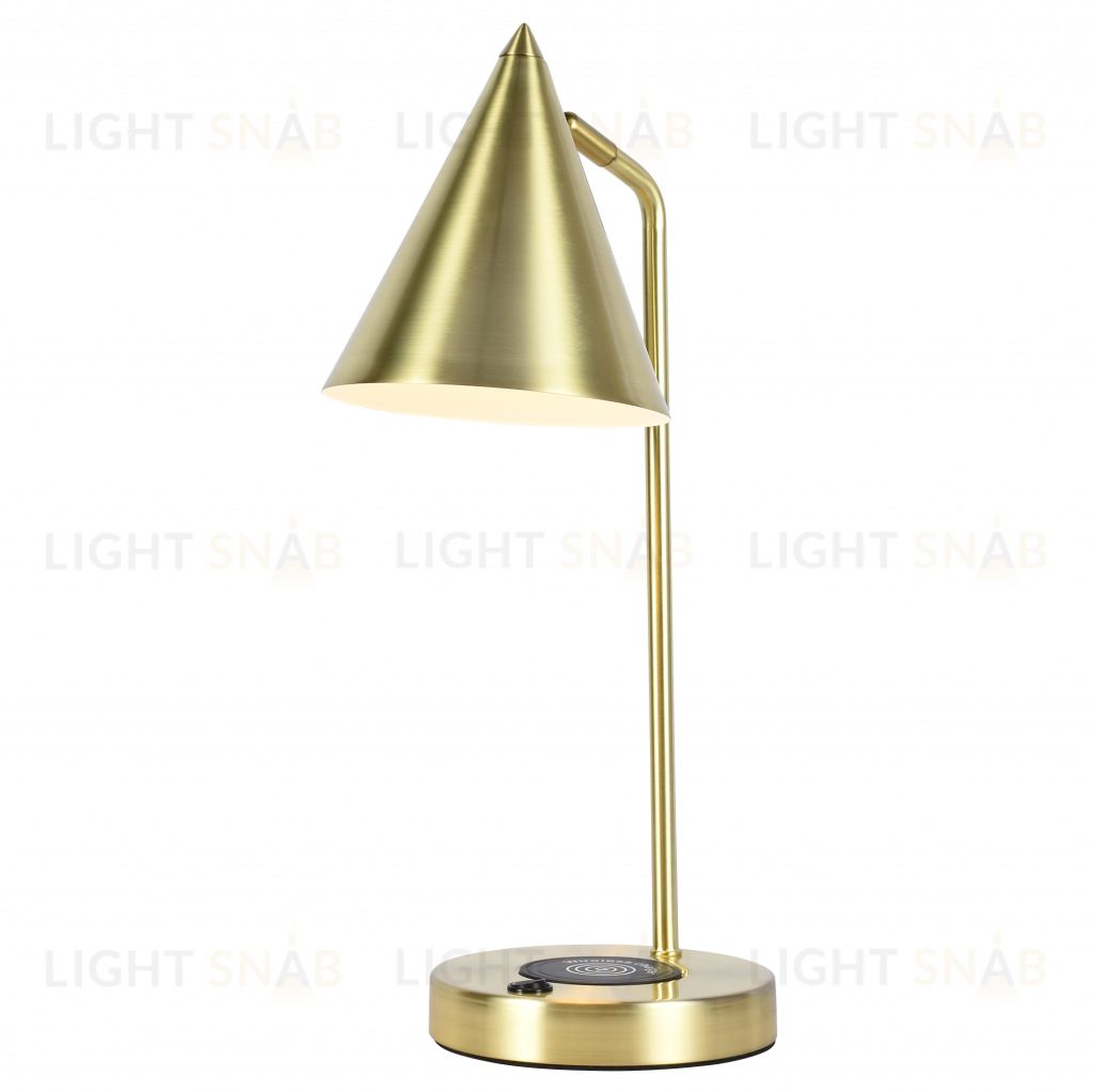 Настольный светильник с зарядкой для телефона Zortes DESKLIGHT ZRS.1066.06, Мощность - 40Вт, Тип лампы: E14, В - 15cm / Г - 45cm / Ш - 18cm ZRS.1066.06