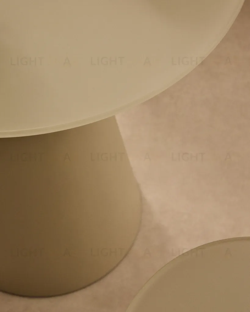 Журнальный столик Wilshire из матового стекла и стали матово-серый Ø50 см 261699