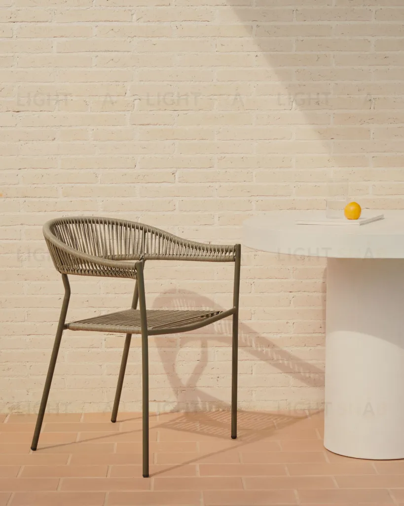 Futadera Садовый стул из зеленого шнура и зеленой стали 157019