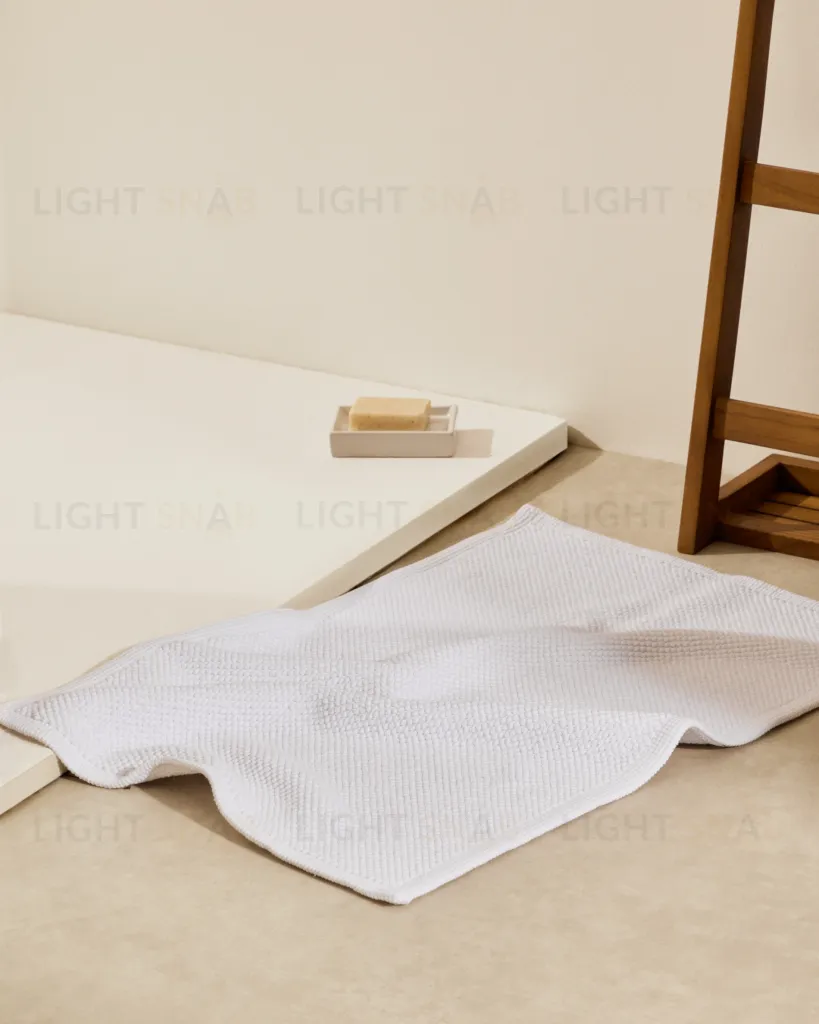 Коврик для ванной Erona из хлопка белый 50 x 70 см 263926