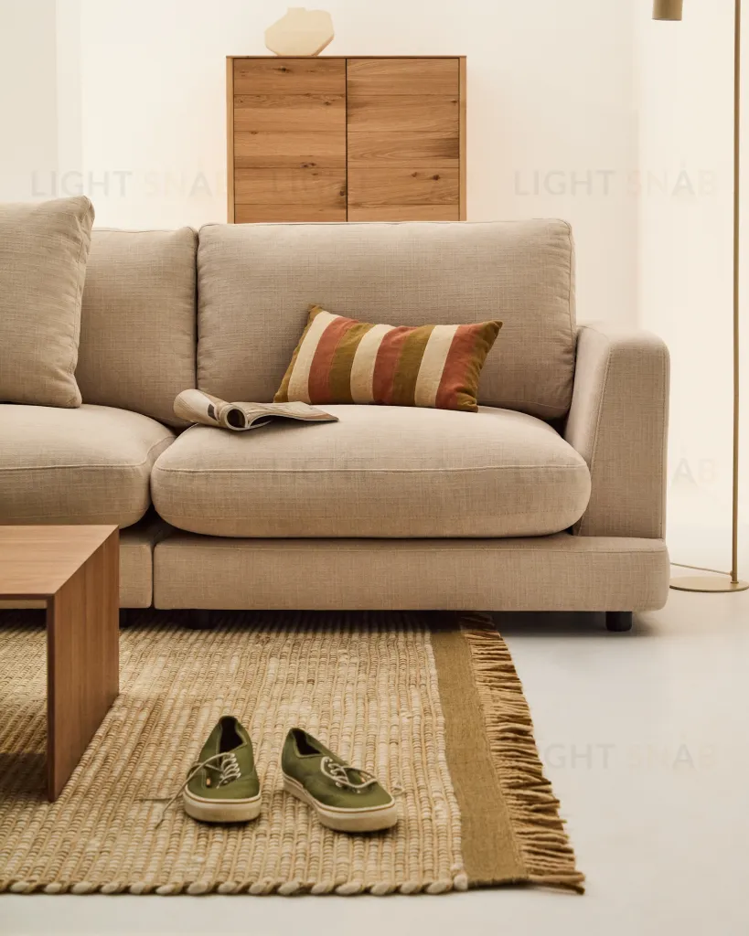 Чехол для подушки Nivran из льна в разноцветную полоску 30 x 50 см 262023