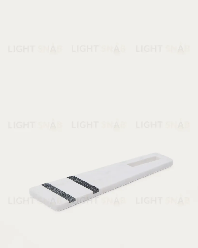 Cервировочная доска Nira из черно-белого мрамора 261997