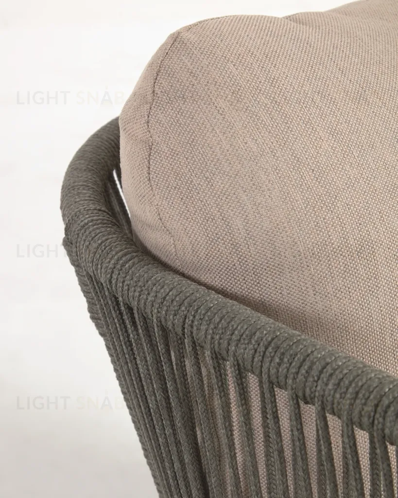 3-местный диван Catalina из зеленой веревки 115618