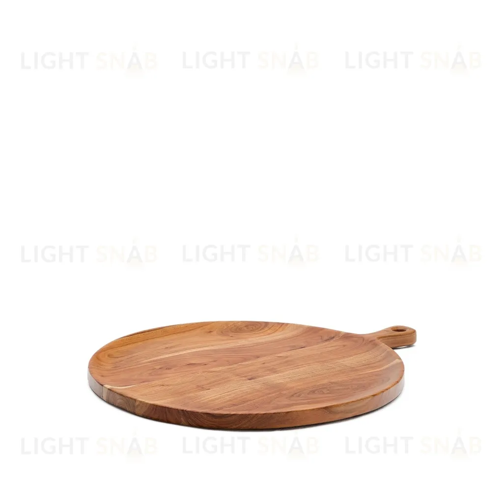 Большая круглая сервировочная доска Eitene из акации 210312
