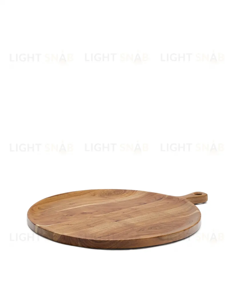 Большая круглая сервировочная доска Eitene из акации 210312