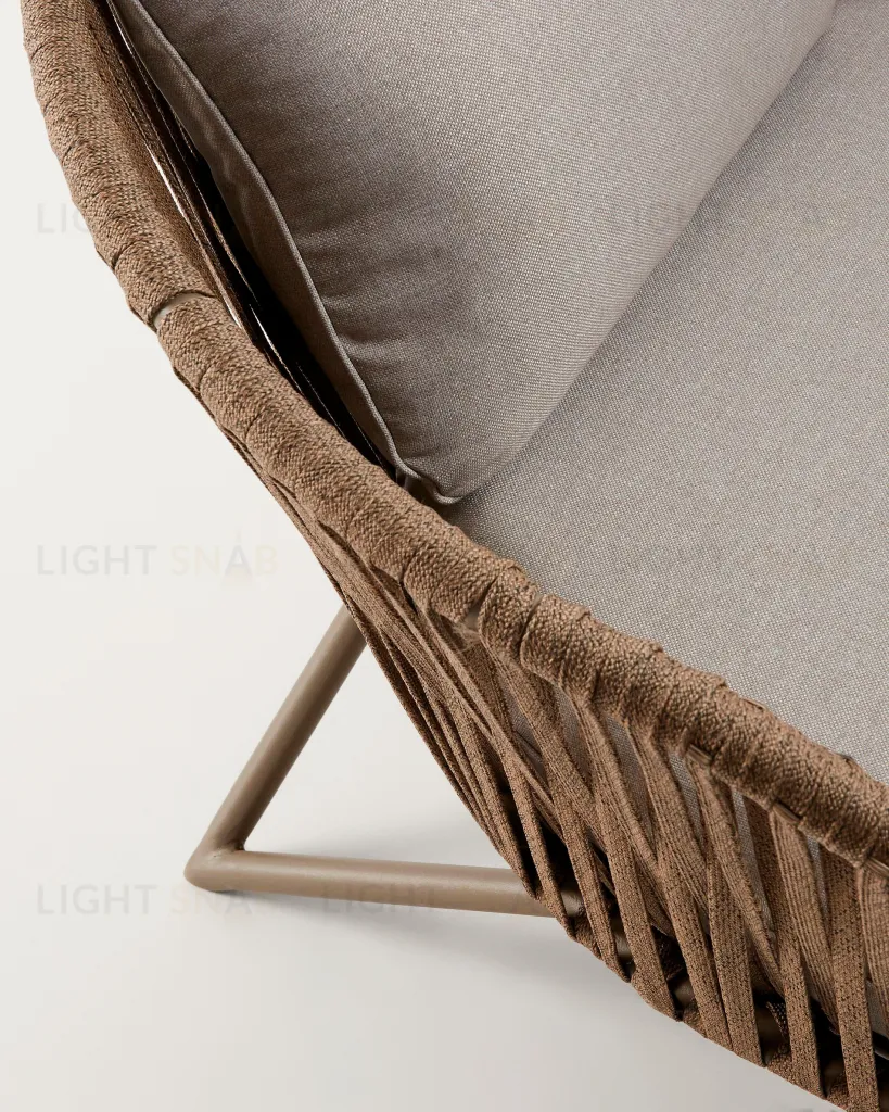 Веревочное кресло Branzie коричневое 068433