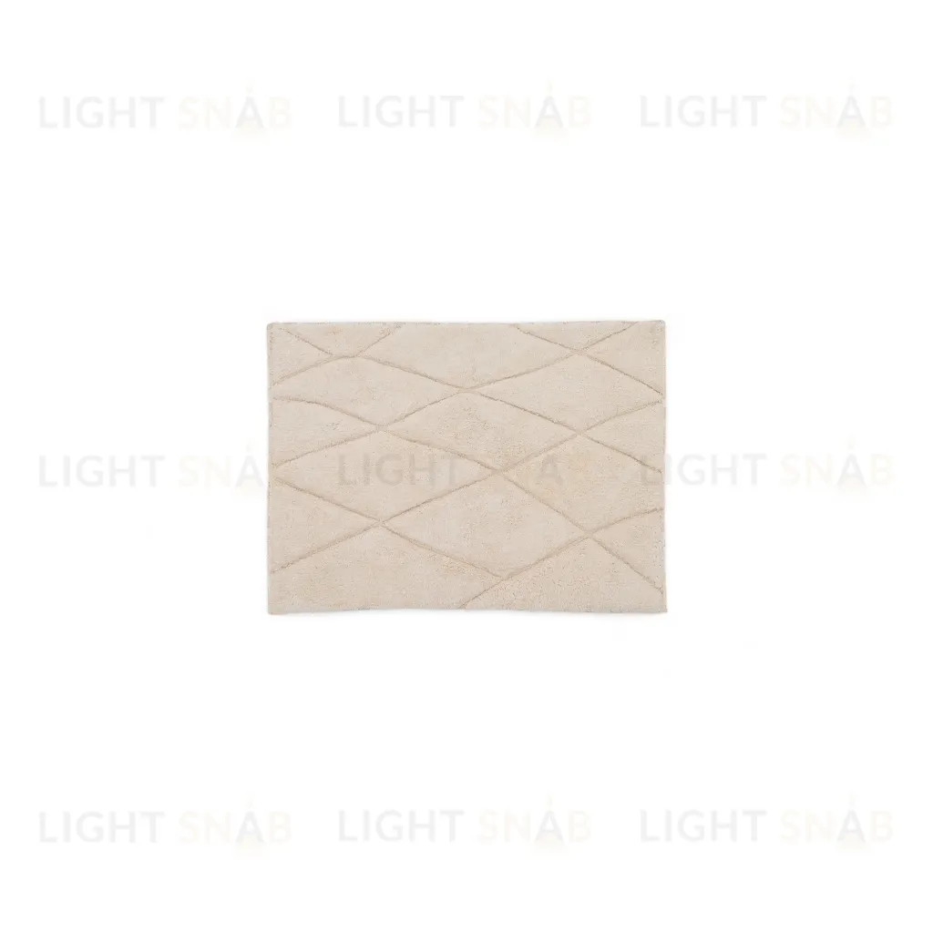 Коврик для ванной Nyana белый хлопковый 50 x 70 см 209229