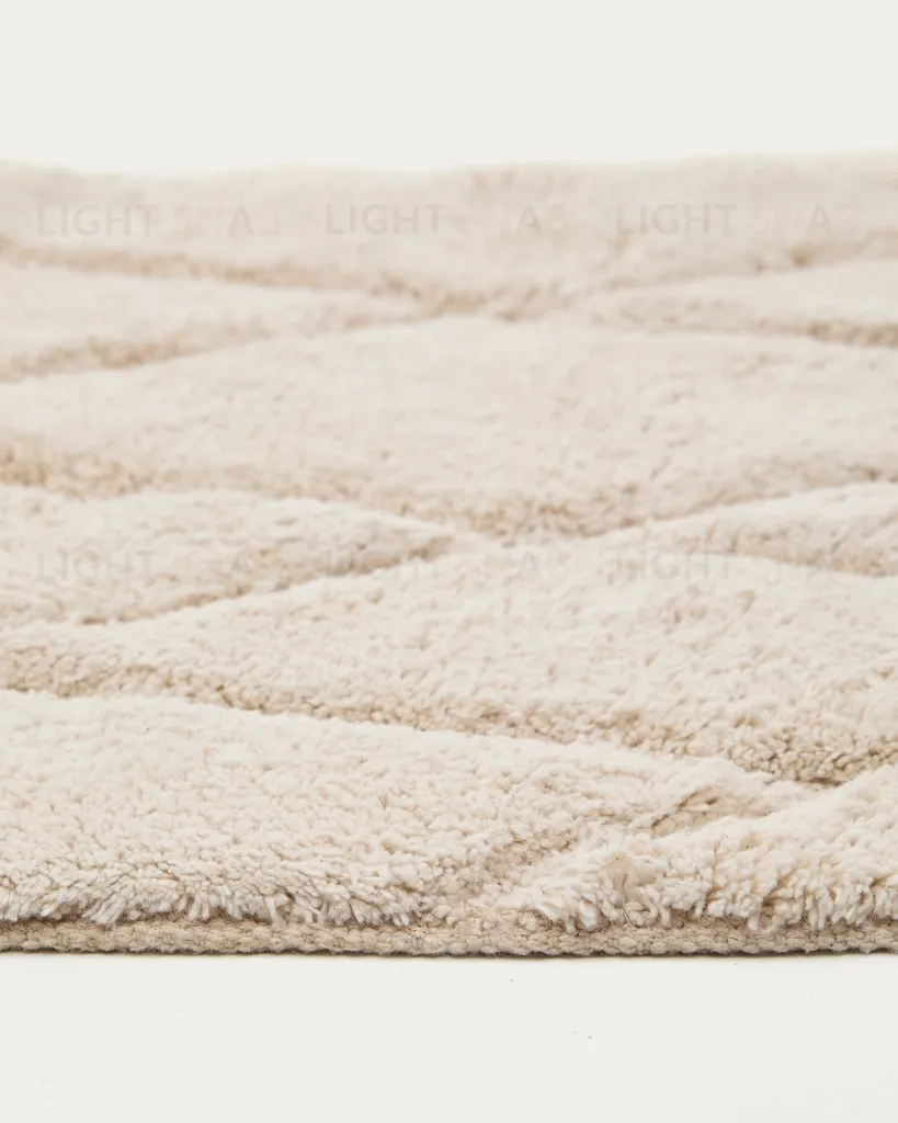 Коврик для ванной Nyana белый хлопковый 50 x 70 см 209229