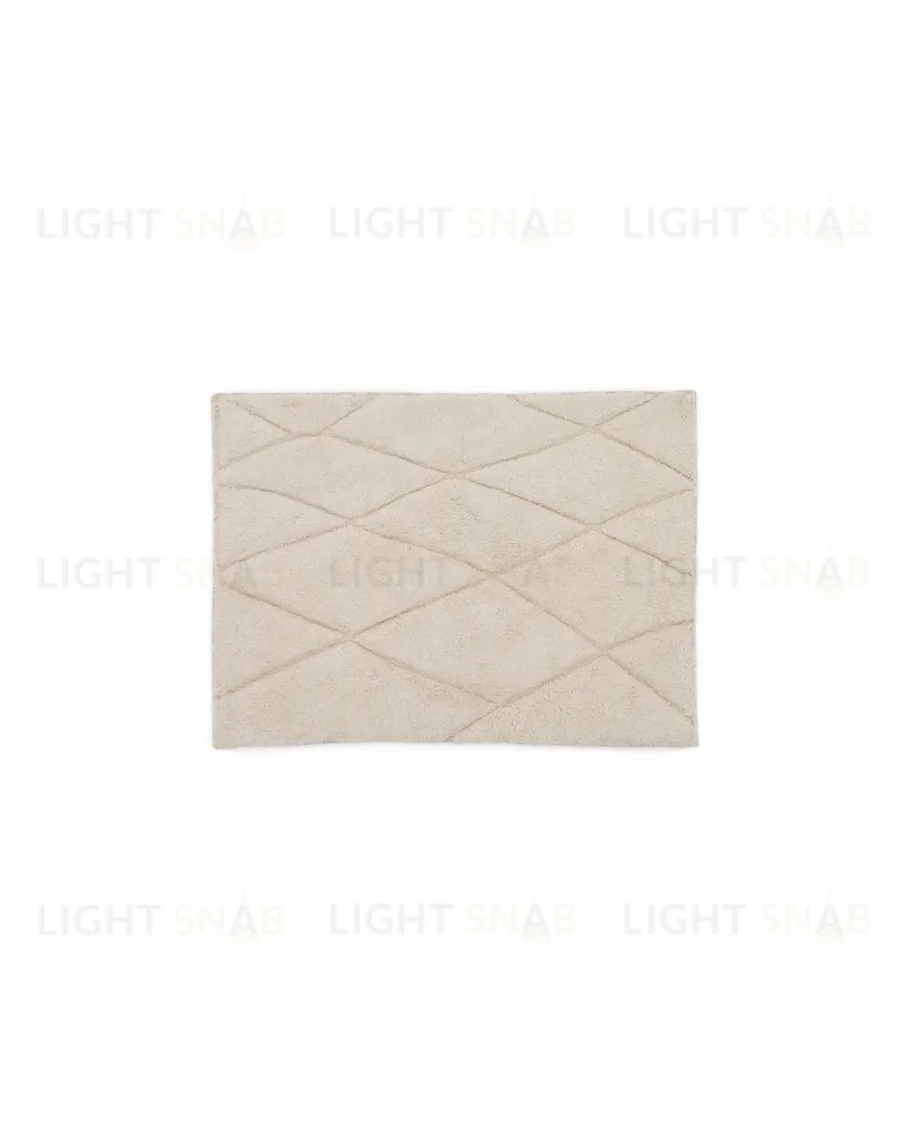 Коврик для ванной Nyana белый хлопковый 50 x 70 см 209229