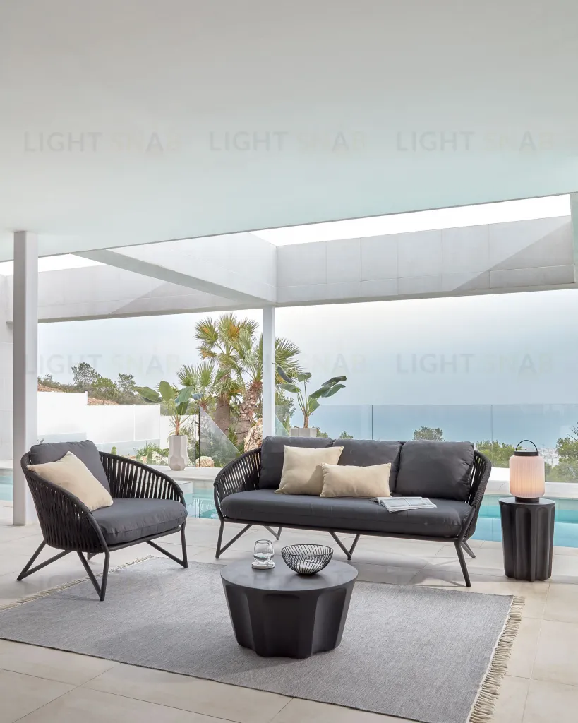 Веревочное кресло Branzie черное 114610