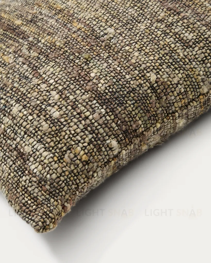 Чехол на подушку Yadit из бежевой вискозы и хлопка 45 x 45 см 210796