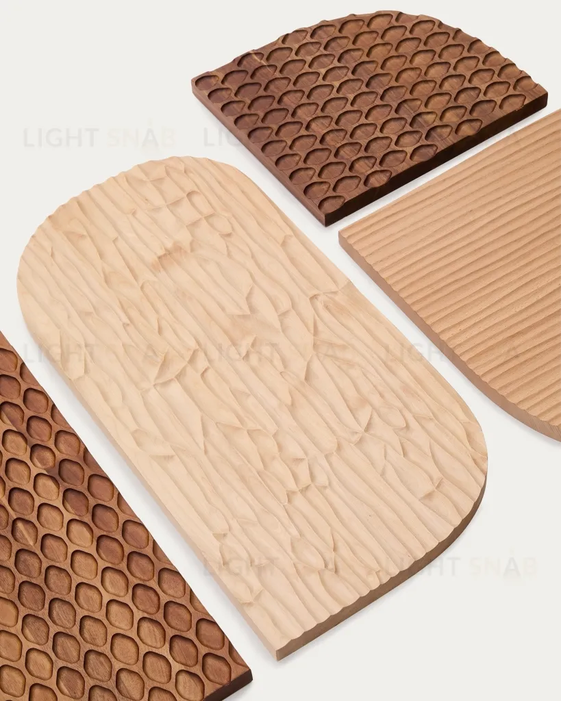 Trivax Стеновая панель из 4 частей из древесины акации 212378