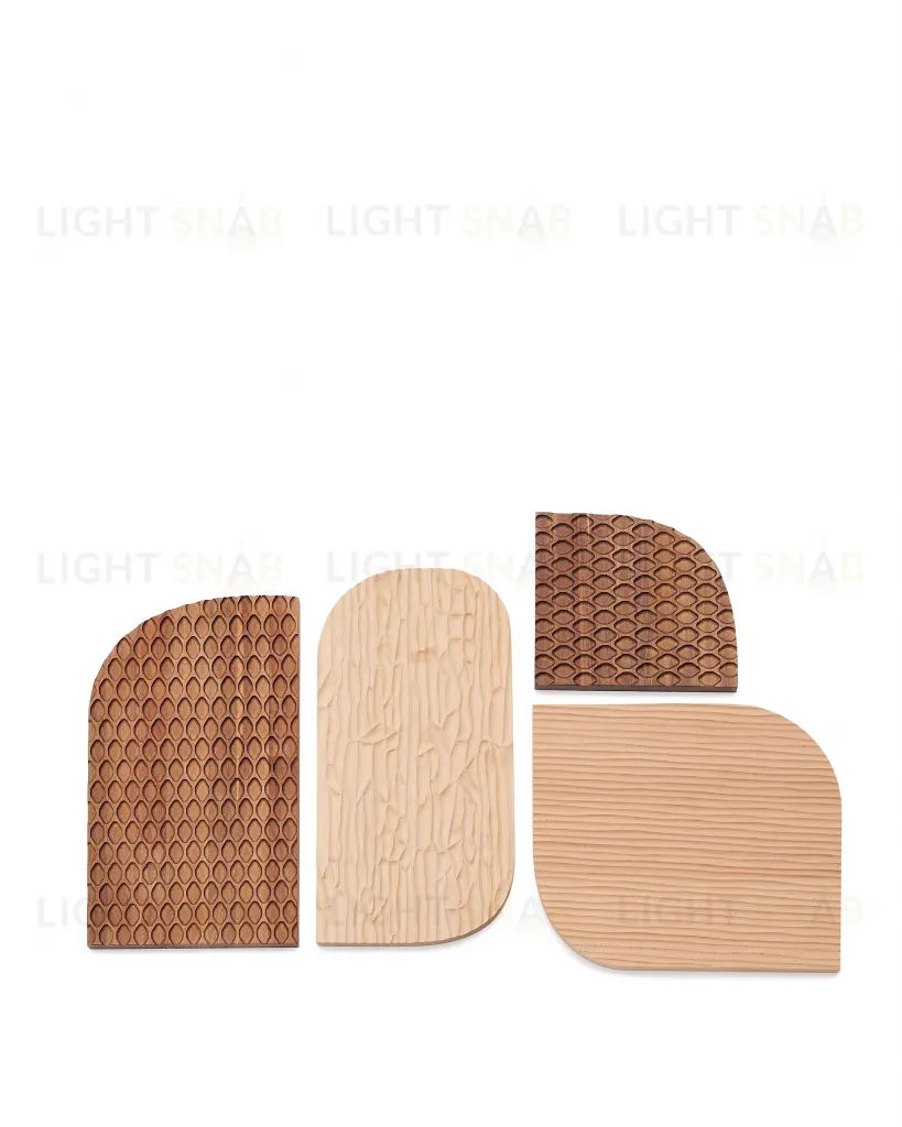 Trivax Стеновая панель из 4 частей из древесины акации 212378