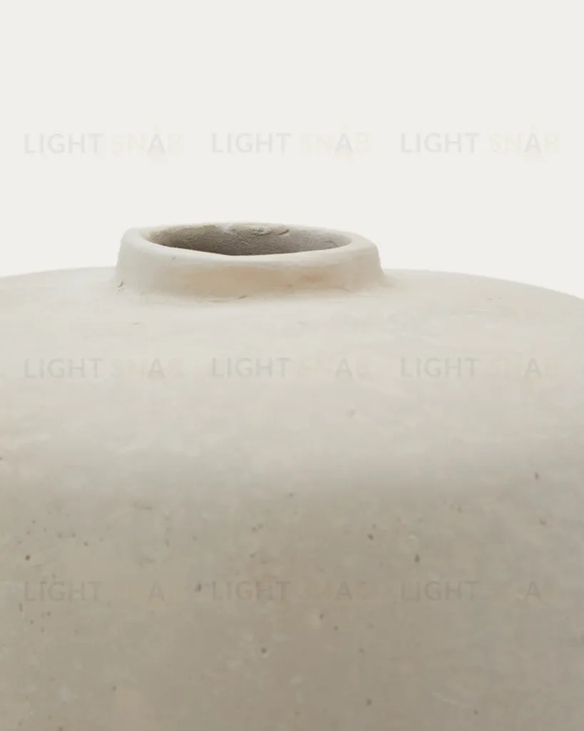 Ваза Serina из папье-маше белого цвета 36,5 см 191338