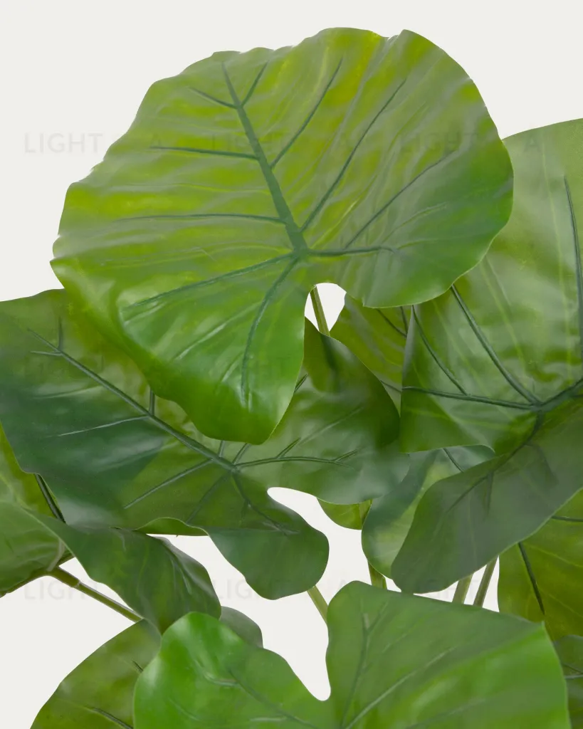 Искусственное растение Alocasia пахучая с черным горшком 57 см 114621