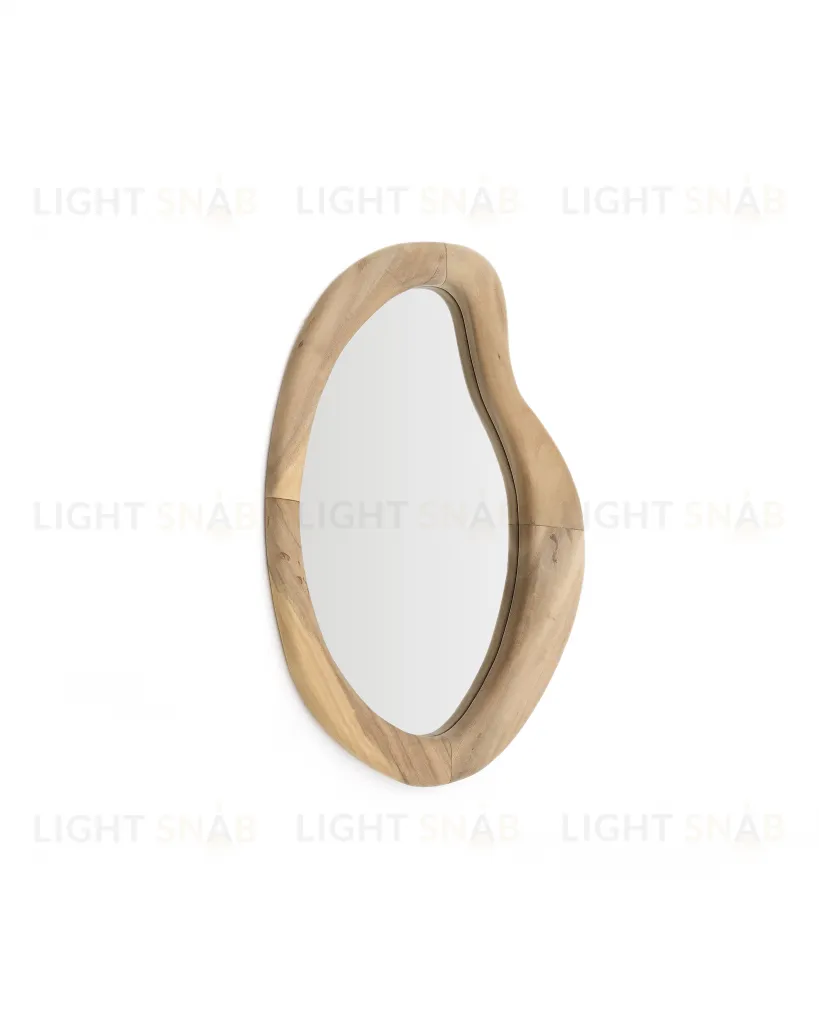 Selem Зеркало в деревянной раме с натуральной отделкой 68 x 44 см 193894