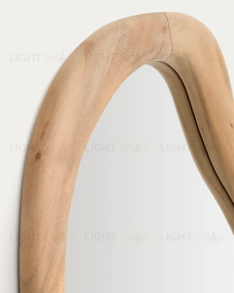 Selem Зеркало в деревянной раме с натуральной отделкой 68 x 44 см 193894