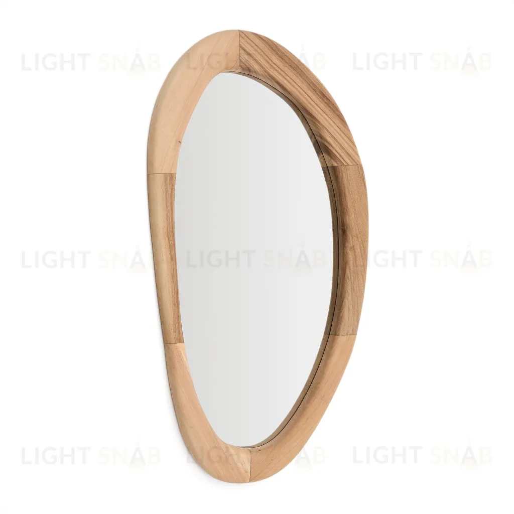 Selem Зеркало в деревянной раме с натуральной отделкой 60 x 107 см 193892