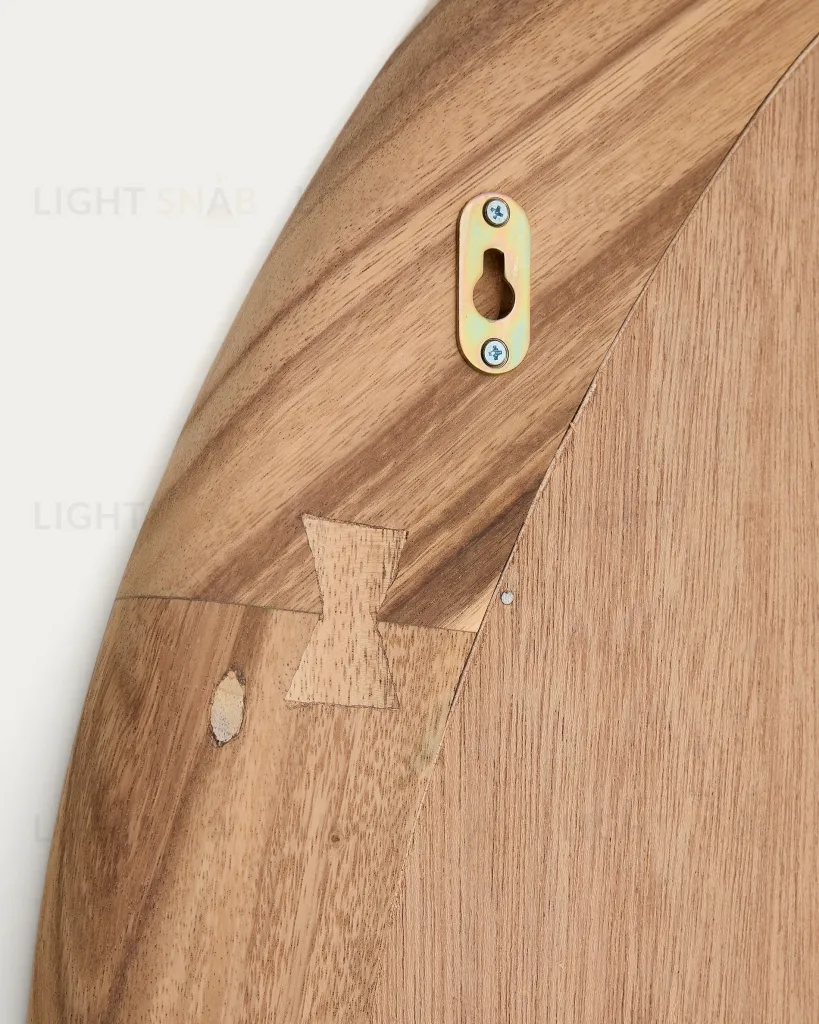 Selem Зеркало в деревянной раме с натуральной отделкой 60 x 107 см 193892