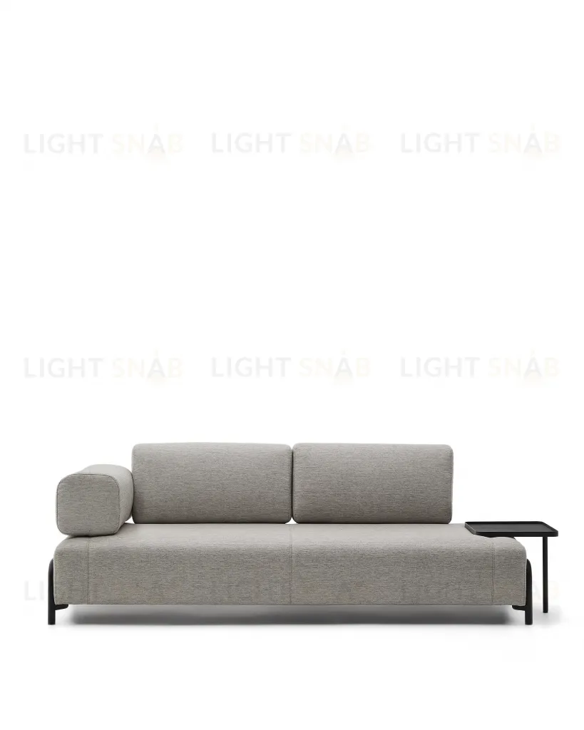 Диван 3 местный Compo с подносом бежевый 069429