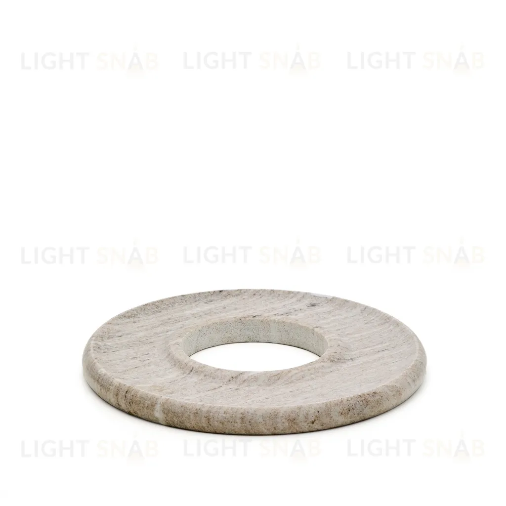 Поднос из бежевого мрамора Morel 210055