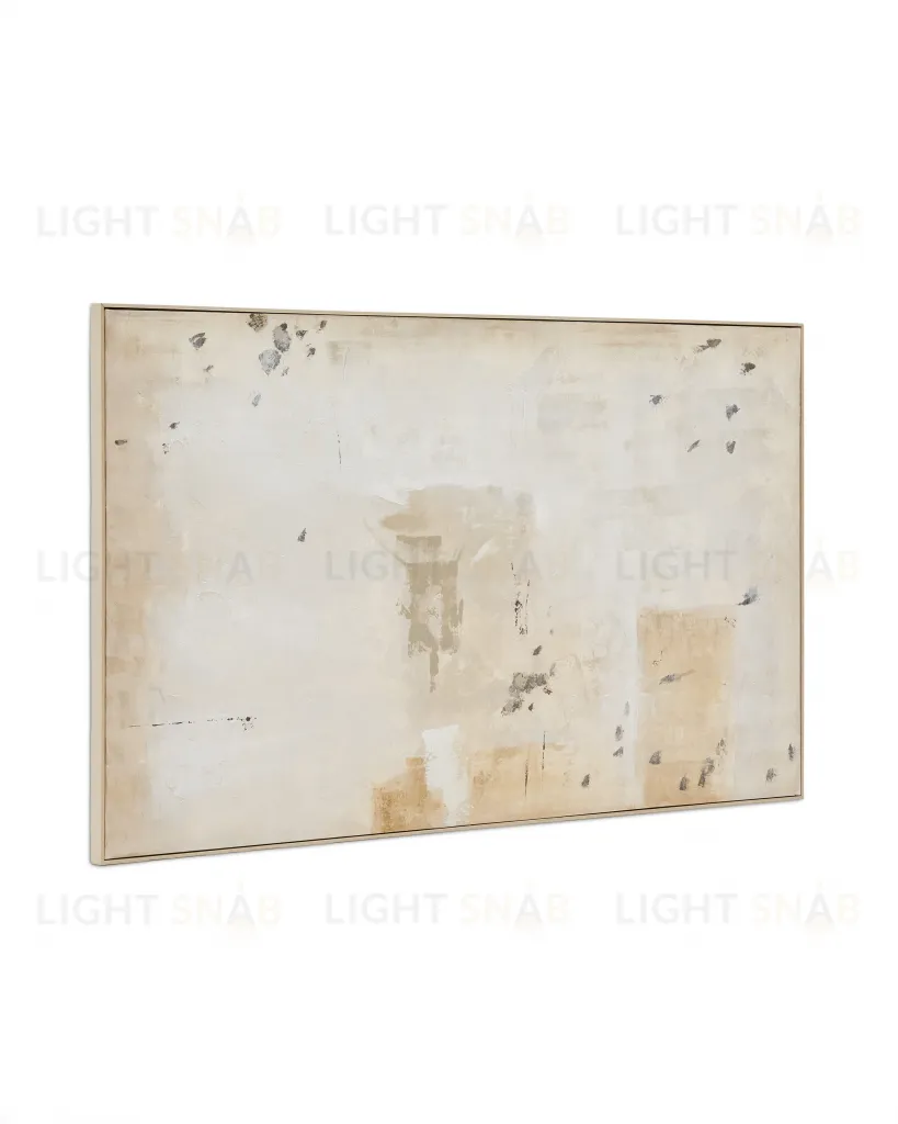 Абстрактная картина Silpa темно-бежевый 200 x 120 см 191650