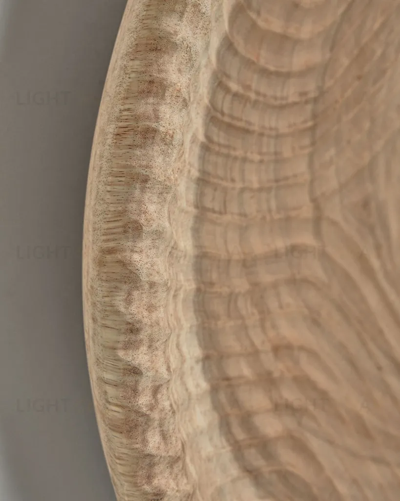 Настенная панель Mely из массива альбиции Ø 45 см 101076