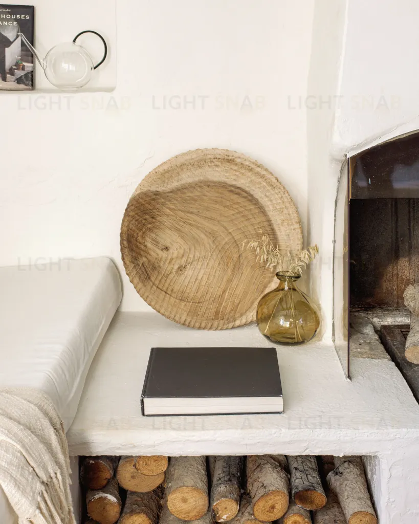 Настенная панель Mely из массива альбиции Ø 45 см 101076