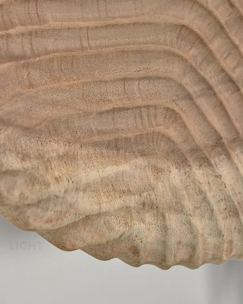 Настенная панель Mely из массива альбиции Ø 45 см 101076