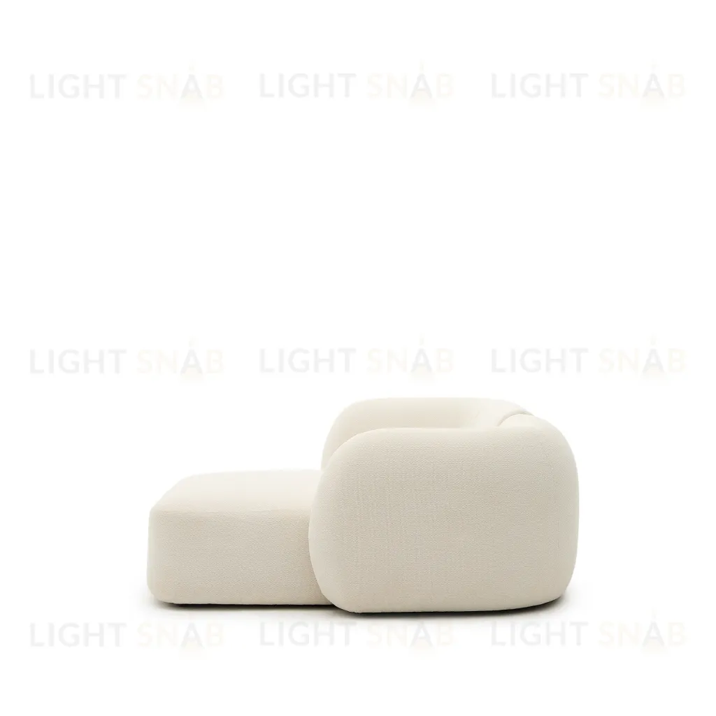 Модульный 2-местный диван Martina цвета экрю с правым шезлонгом 230 см 210035