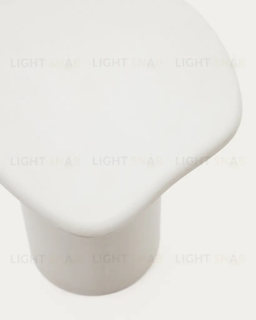 Приставной столик из белого цемента Macarella 48 x 47 см 193430