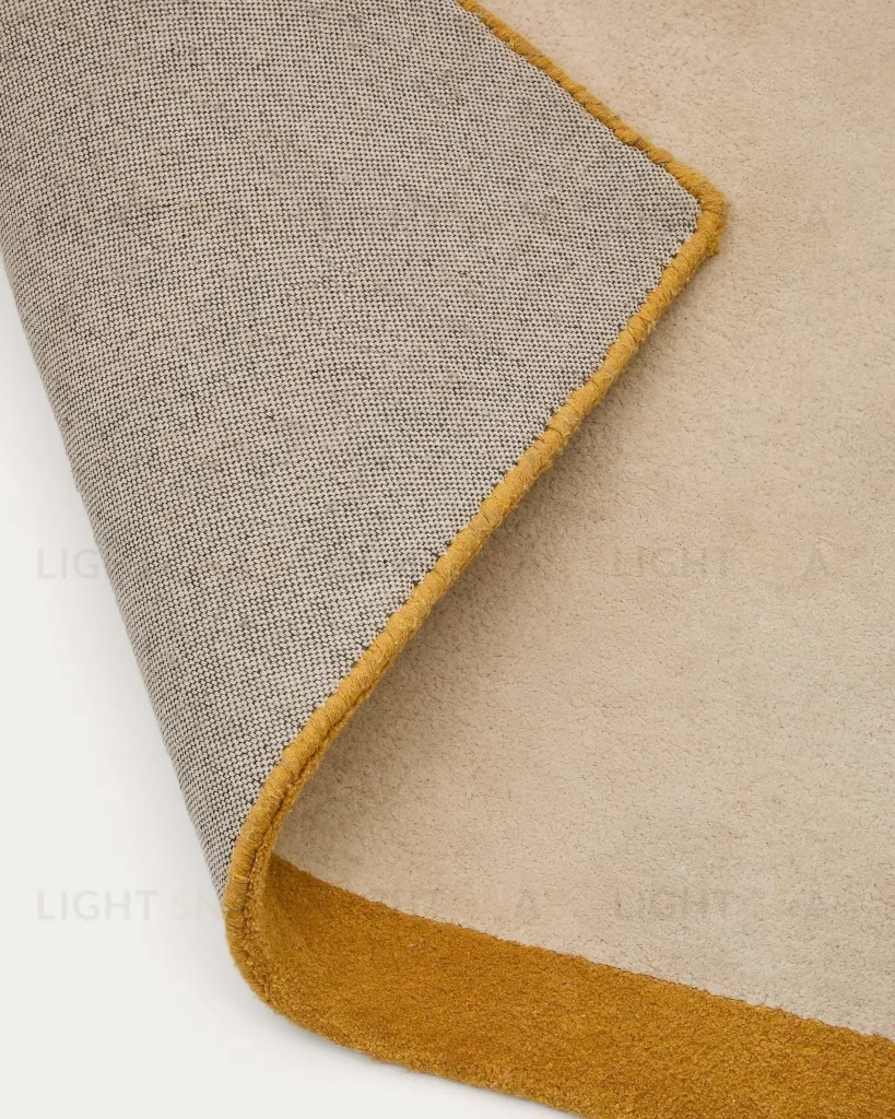 Ковер Nalim бежево-горчичного цвета 100% хлопок 90 х 150 см 209227