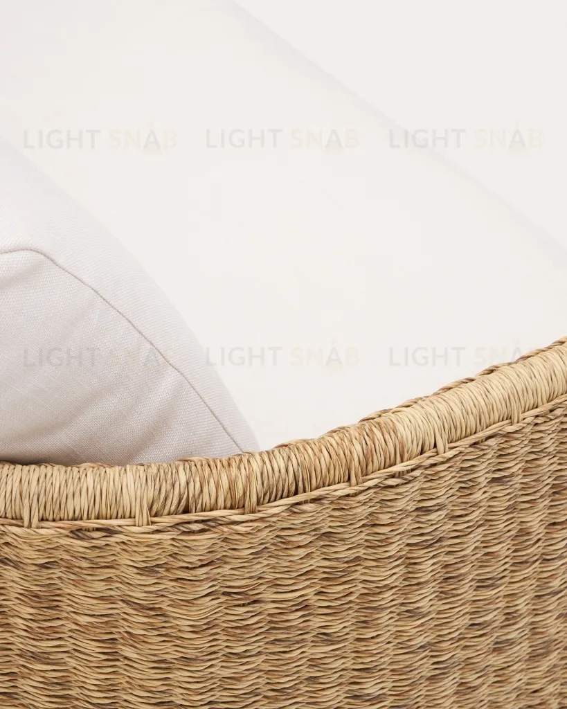 3-местный диван Xoriguer из синтетического ротанга и 100% массива эвкалипта 191754