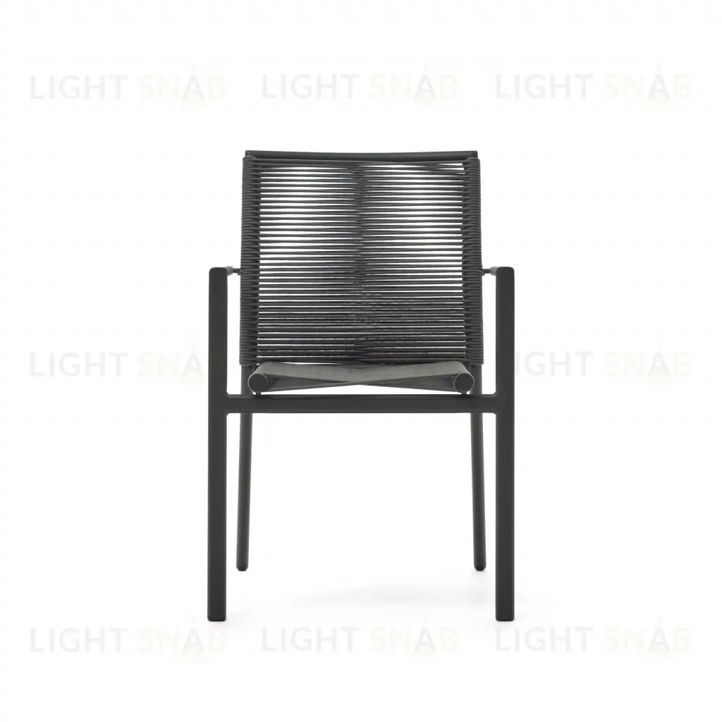 Culip Садовый стул из алюминия и шнура в сером цвете 156959