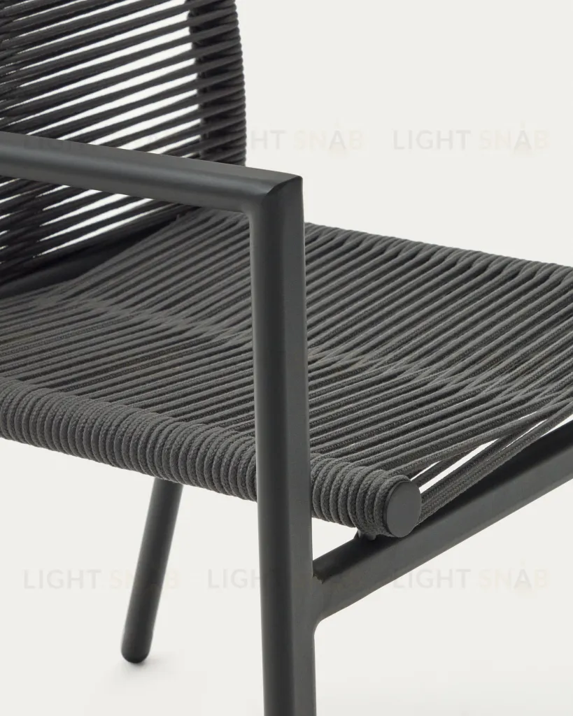 Culip Садовый стул из алюминия и шнура в сером цвете 156959