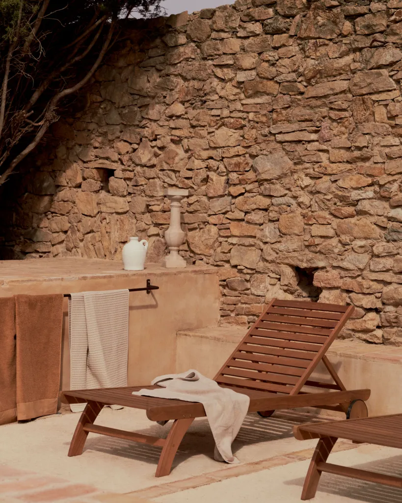 Шезлонг Beila из массива эвкалипта 097804