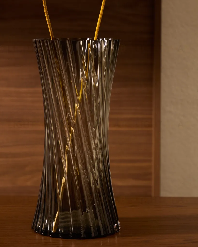 Arep Ваза из серого стекла 28 см 210274