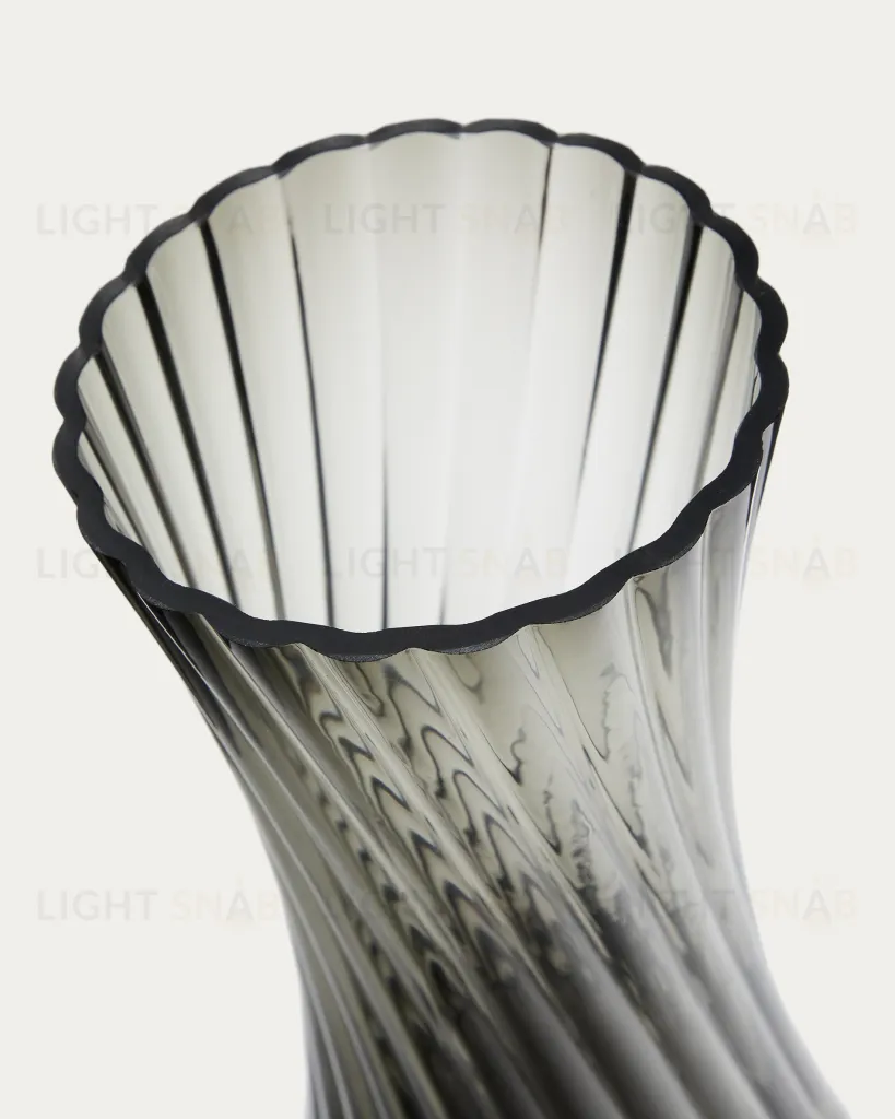 Arep Ваза из серого стекла 28 см 210274