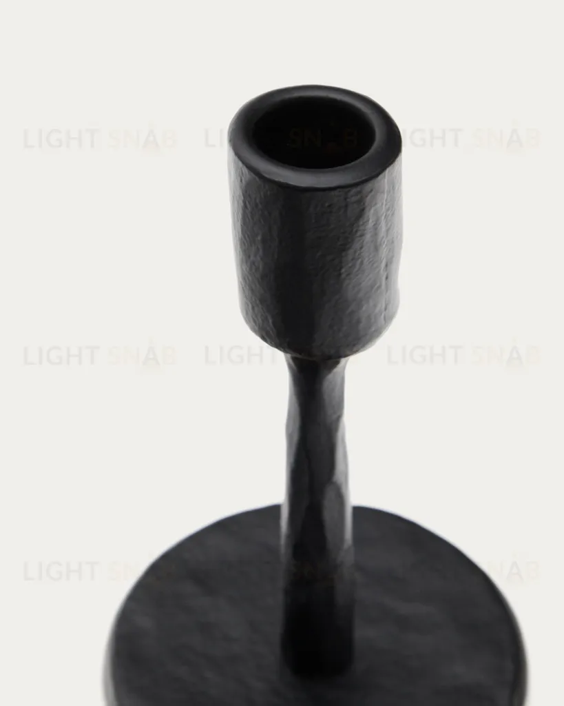 Nuvro Маленький черный алюминиевый подсвечник 212489