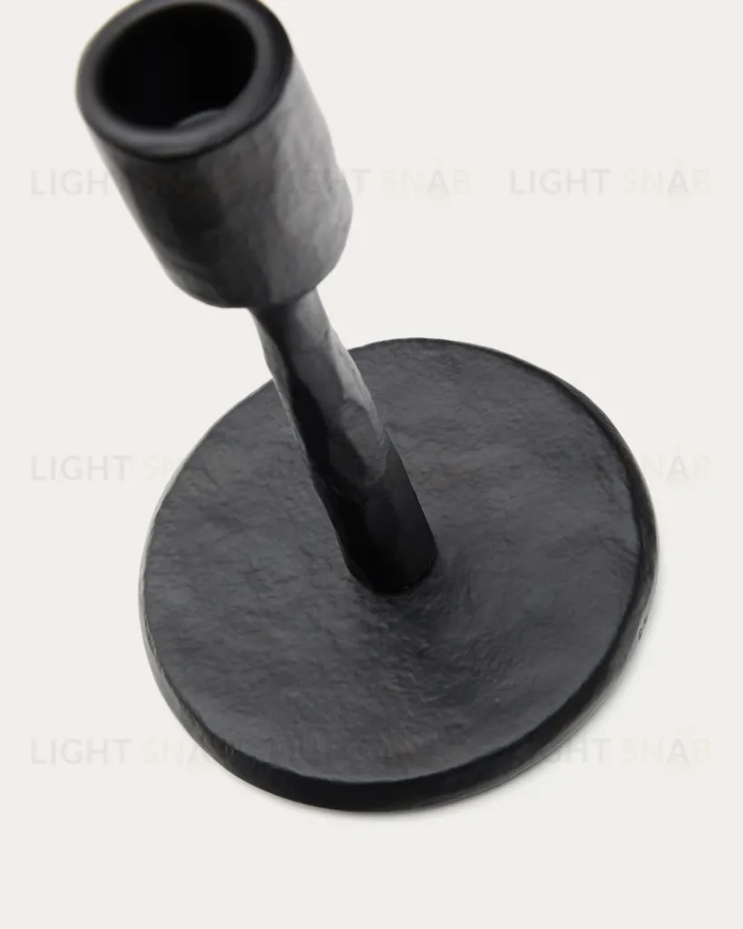 Nuvro Маленький черный алюминиевый подсвечник 212489