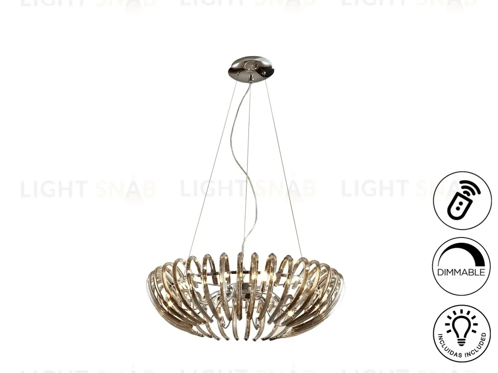 Люстра Ariadna 12L шампань DIMABLE 086284