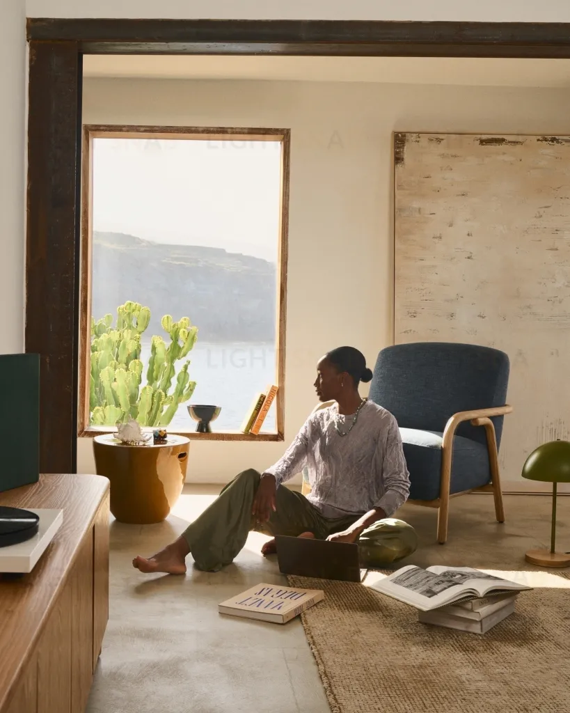 Абстрактная картина Silpa светло-бежевого цвета 200 x 120 см 191648