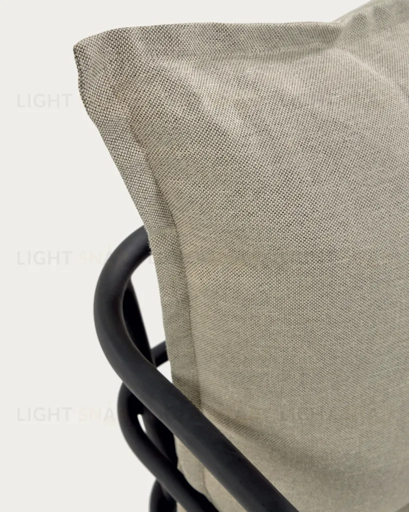 Кресло Mareluz из черной стали 097649