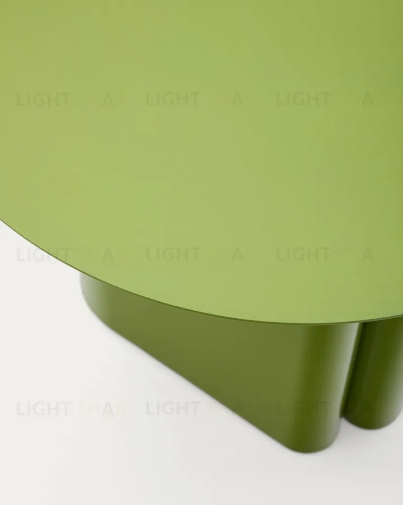 Столик Arvin из железа зеленого цвета Ø 55 см 261813