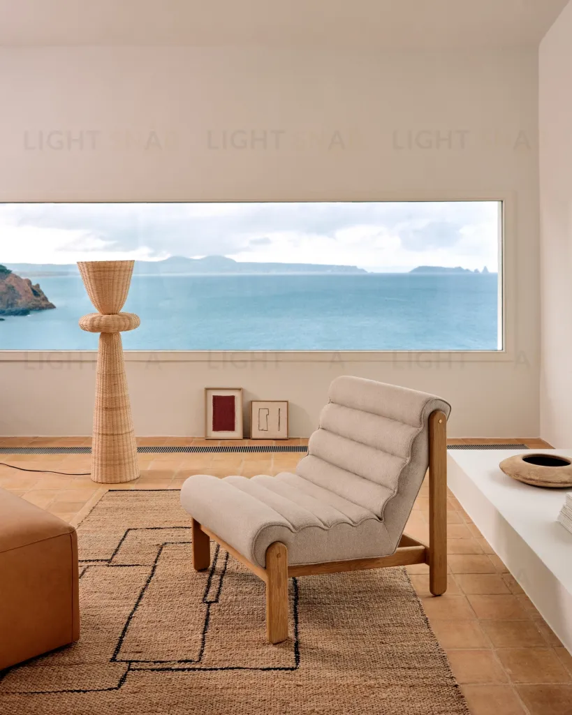 Ковер Velira из джута с графическим рисунком 160 x 230 см 262940