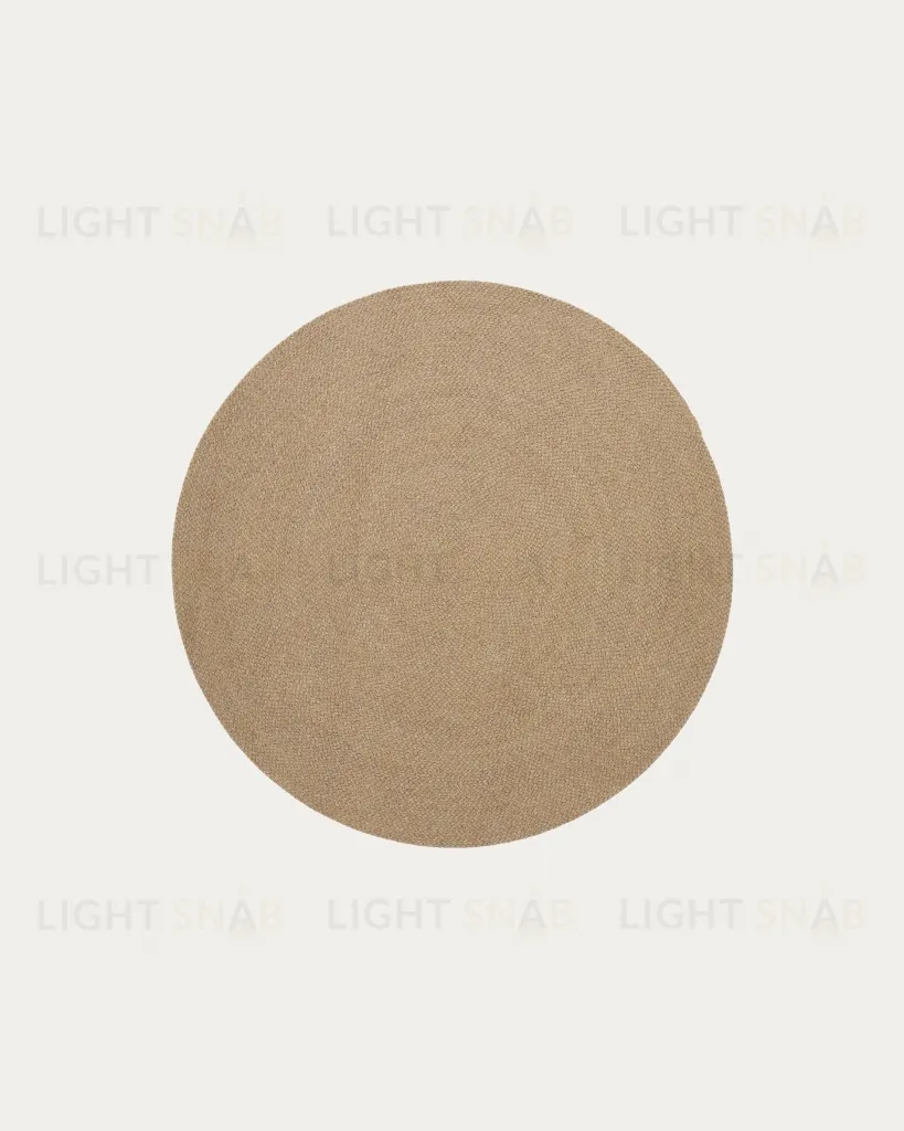 Ковер Despas из синтетических волокон бежевый Ø150 см 254628